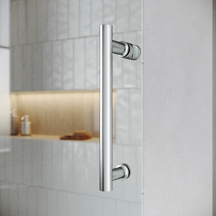 Thumbnail: 56-60"W x 66"H Sliding Frameless Tub Shower Door