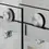 Thumbnail: 56-60"W x 76"H Double Sliding Frameless Shower Door