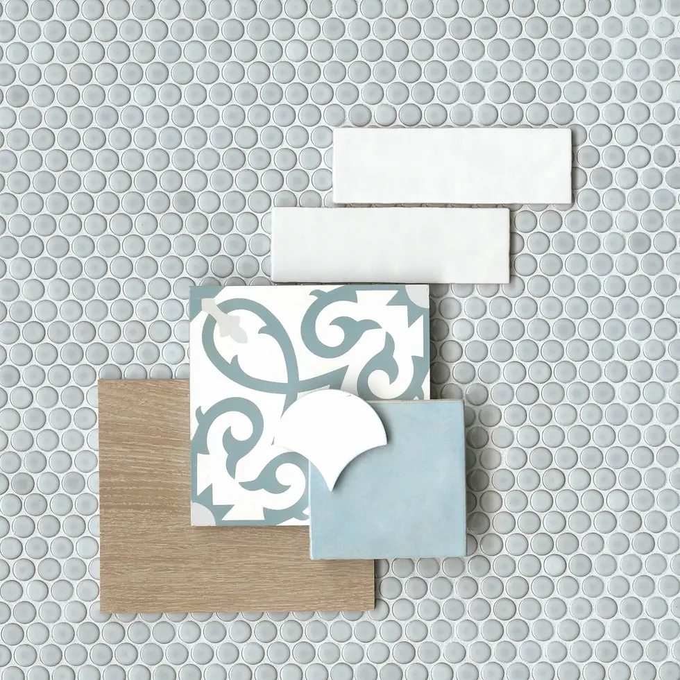 Thumbnail: Cloe Ceramic Tile in Baby Blue