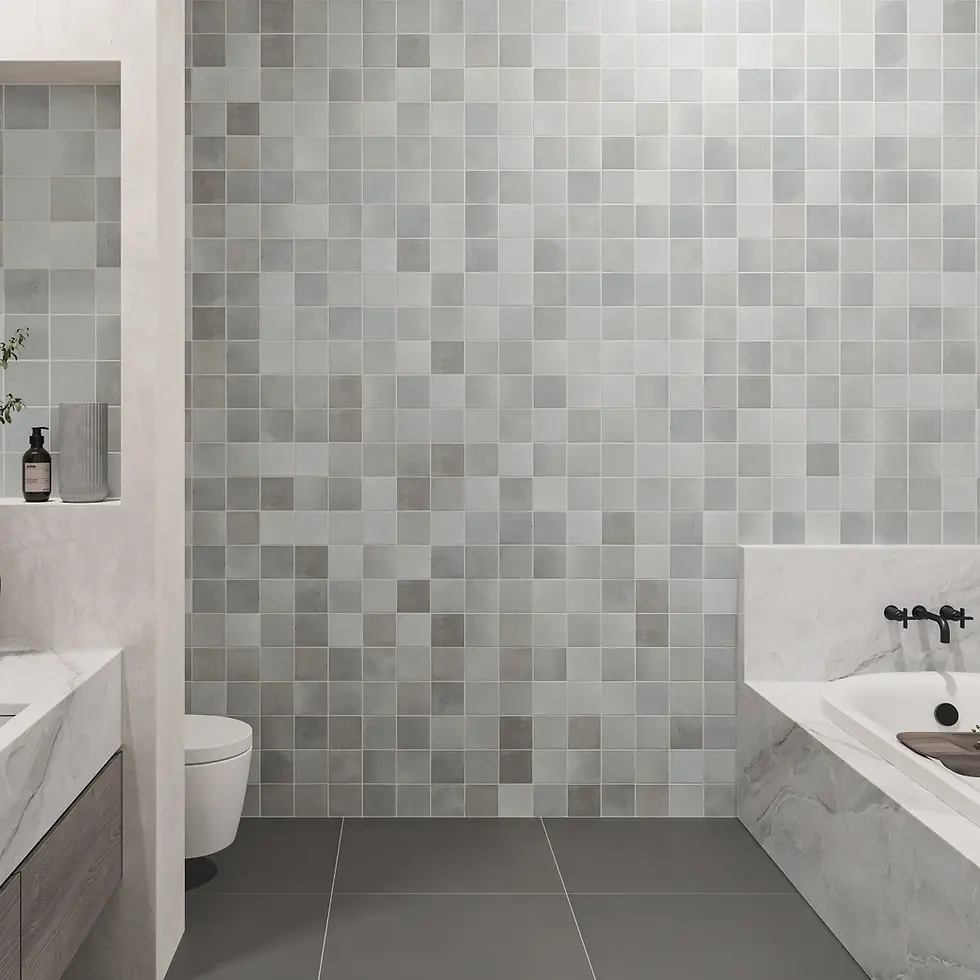 Thumbnail: Celine Matte Porcelain Floor & Wall Tile in Blue