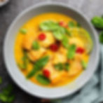 Tuna cocunut cream curry