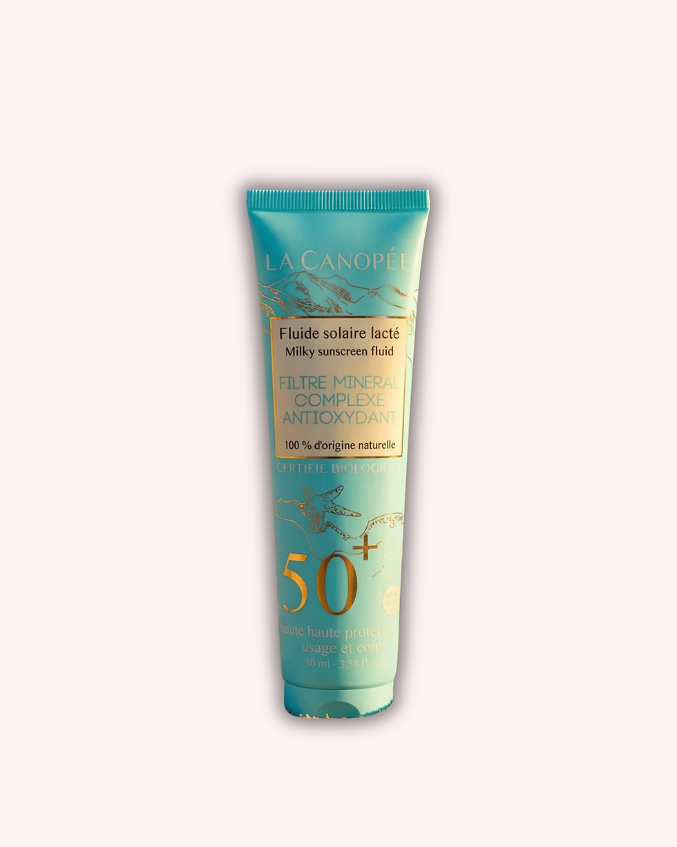 Miniature : Fluide solaire lacté SPF50+