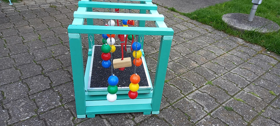 Miniaturbild: Welpen-Sensorikrahmen Swing, Welpengeräte für Züchter, cellis-atelier