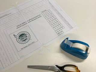 The Corona Lounge Suit. Part 1: printing and taping the pattern.