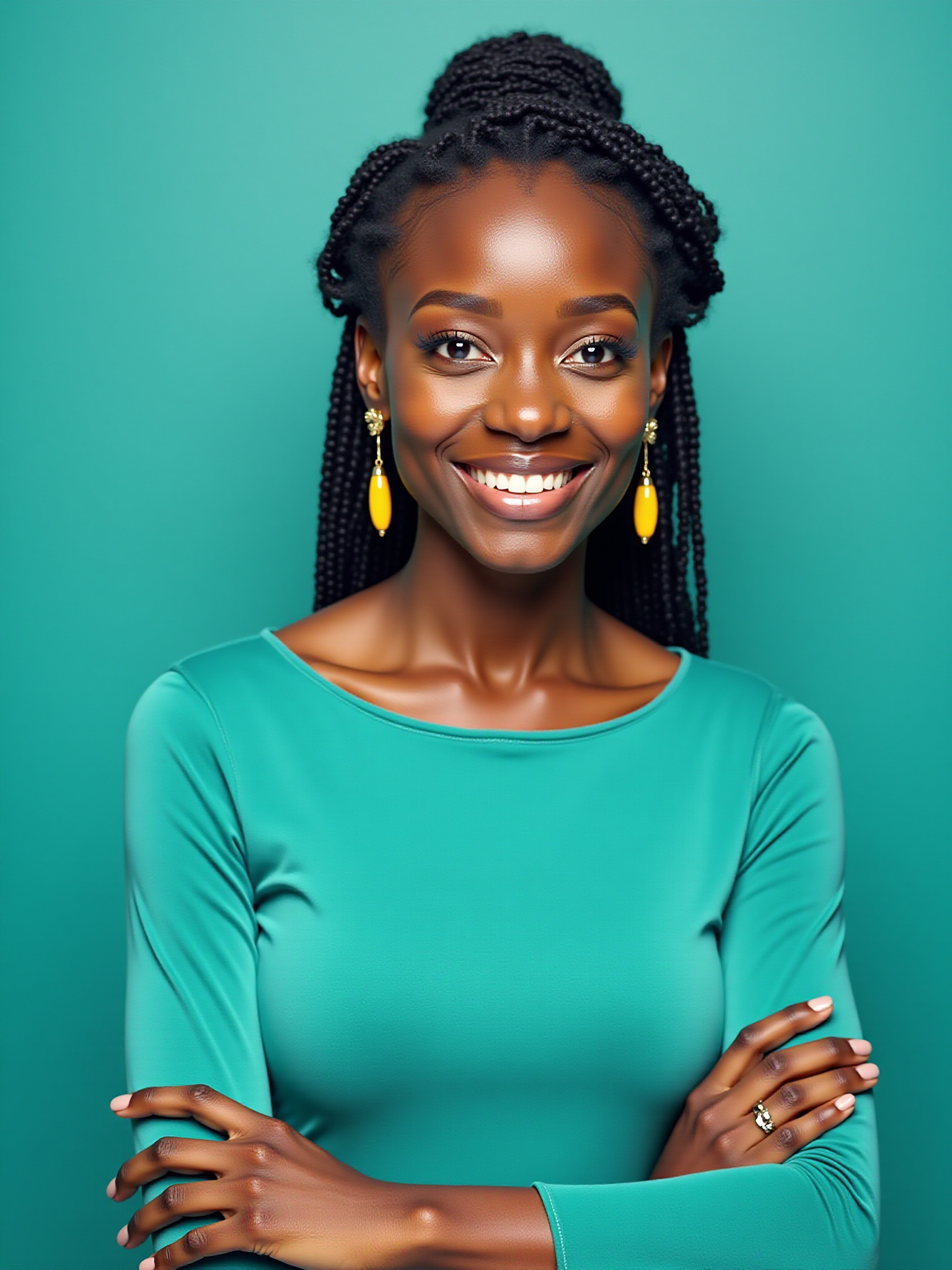 A satisfied customer enjoying a popular gadget purchased from CamelDeals.