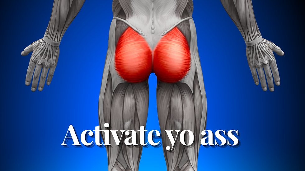 Control Starts with Glutes & Core