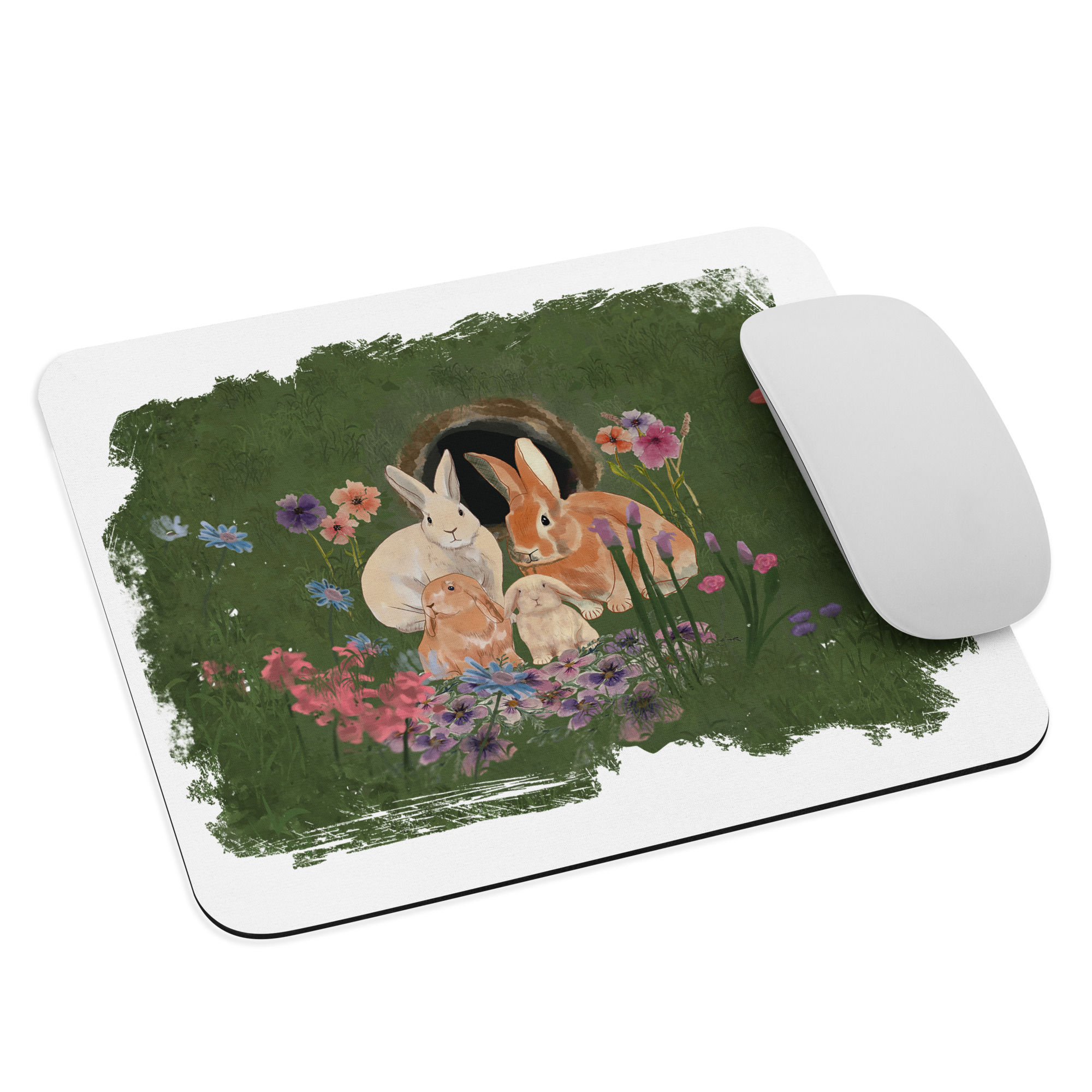 Bunny Burrow Mouse pad