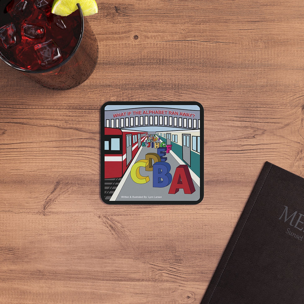 Thumbnail: 'What If the Alphabet Ran Away?' Kids Educational Drink Coasters (Set of 50/100)