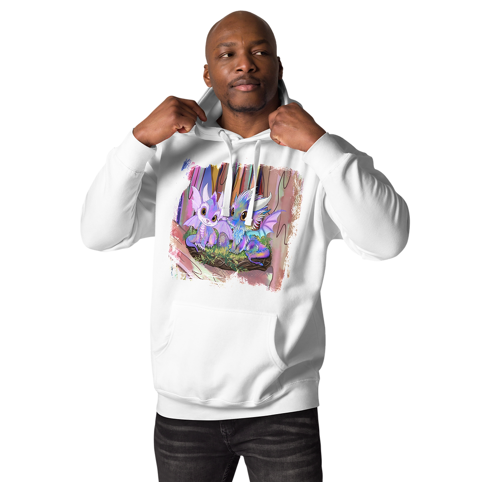 Thumbnail: Fairy Dragons Unisex Hoodie