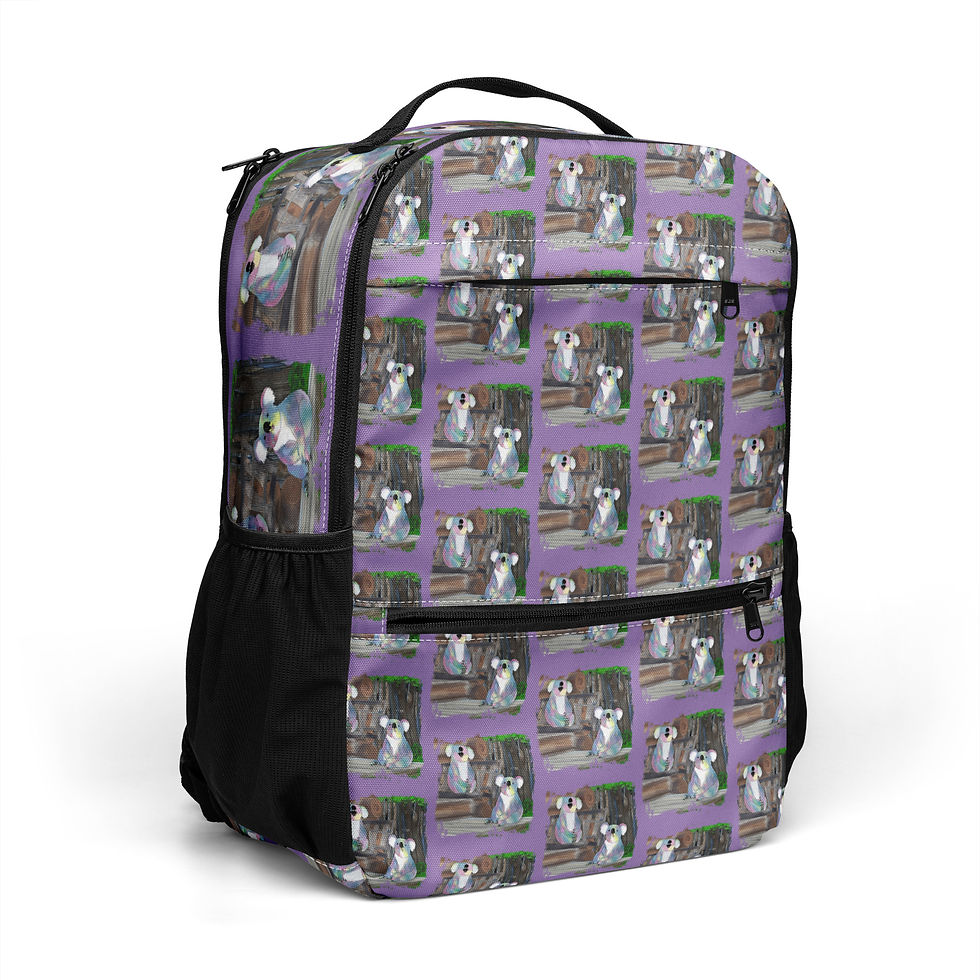 Thumbnail: Twins @PLay Purple Utility backpack