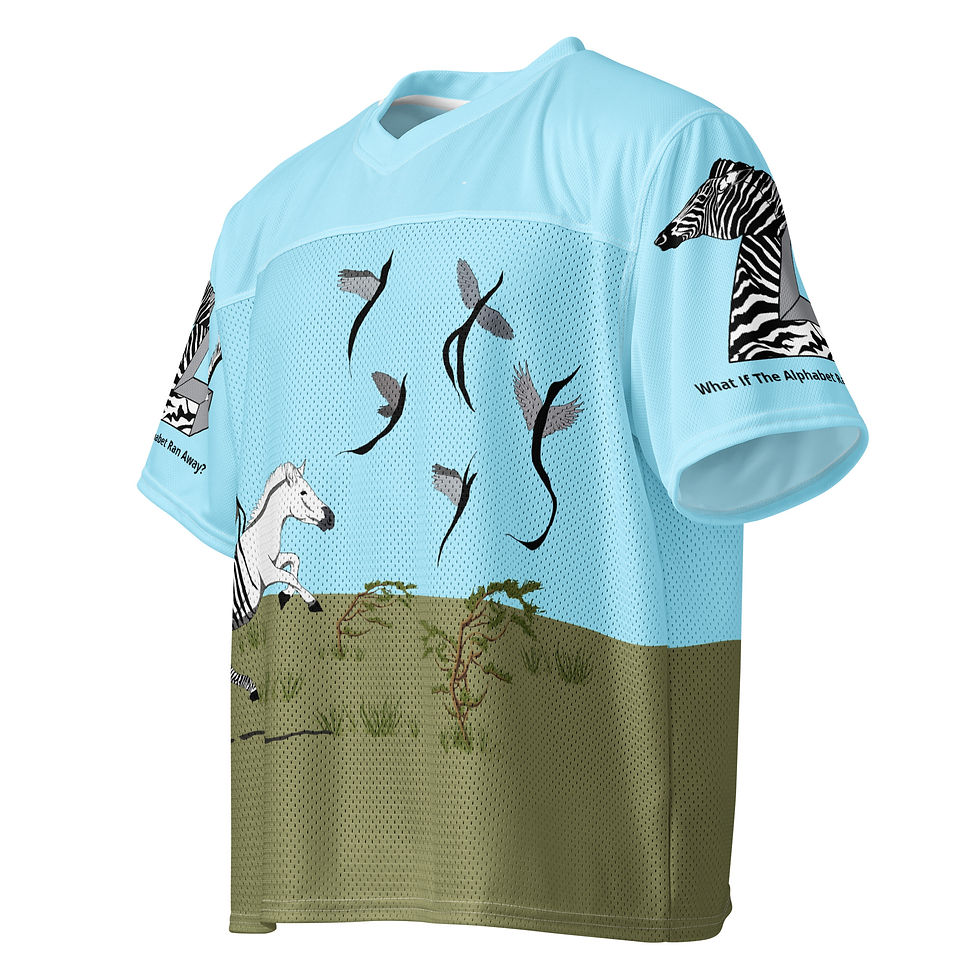 Thumbnail: ABC's Zebra football jersey