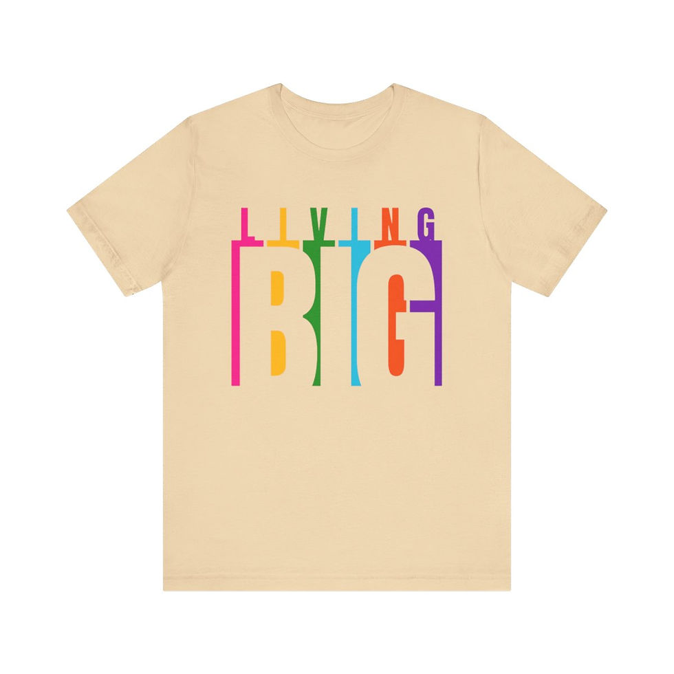 Thumbnail: Living Big Multi Unisex Jersey Short Sleeve Tee