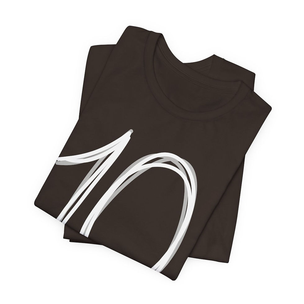 Thumbnail: Big 10 Scribble Unisex Jersey Short Sleeve Tee
