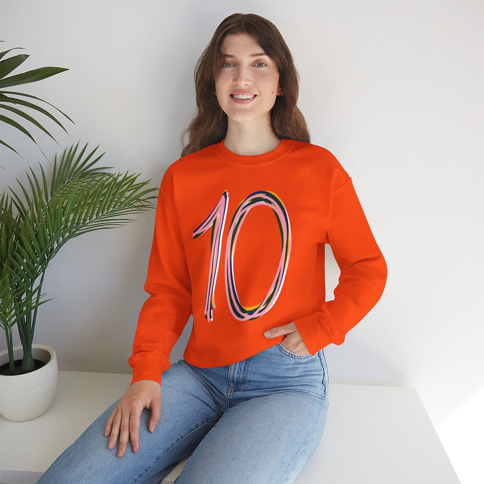 Thumbnail: 10 Scribble P Unisex Heavy Blend™ Crewneck Sweatshirt