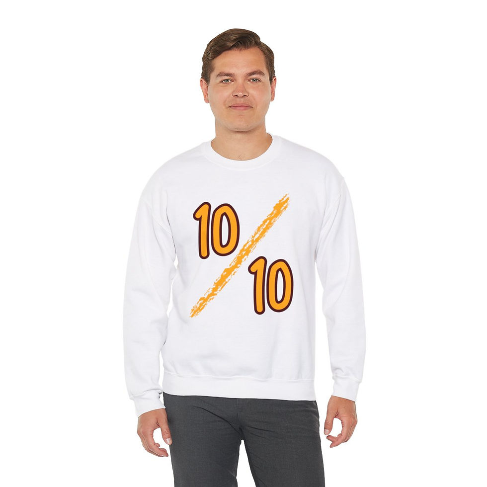 Thumbnail: 10/10 Y Unisex Heavy Blend™ Crewneck Sweatshirt