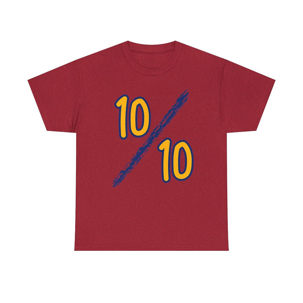 Thumbnail: 10/10 B Unisex Heavy Cotton Tee