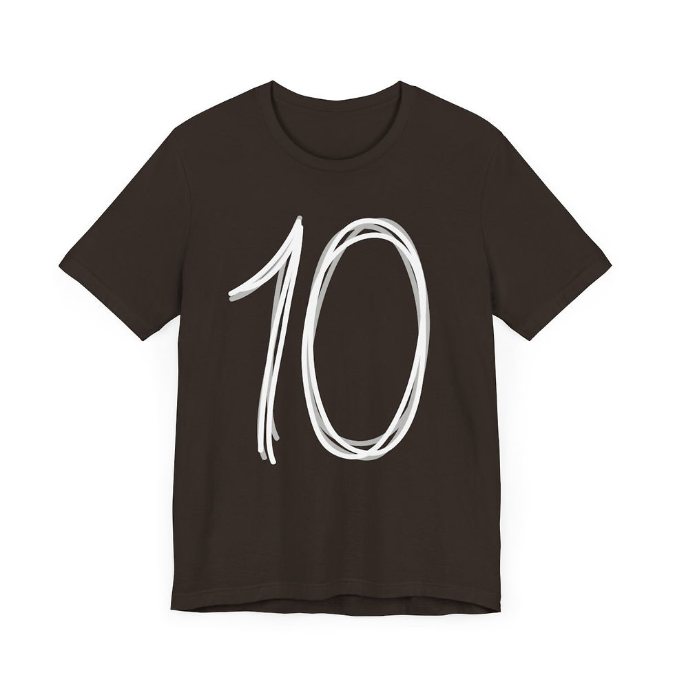 Thumbnail: Big 10 Scribble Unisex Jersey Short Sleeve Tee