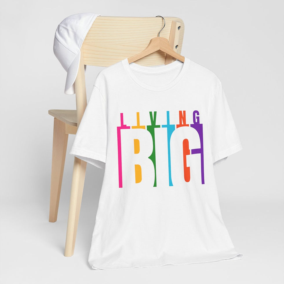 Thumbnail: Living Big Multi Unisex Jersey Short Sleeve Tee