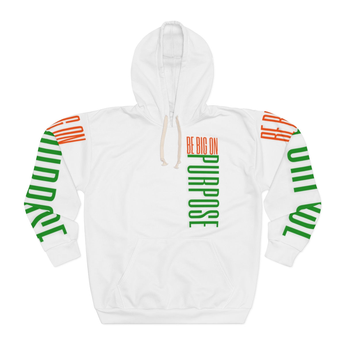 Be Big On Purpose OG Unisex Pullover Hoodie (AOP)