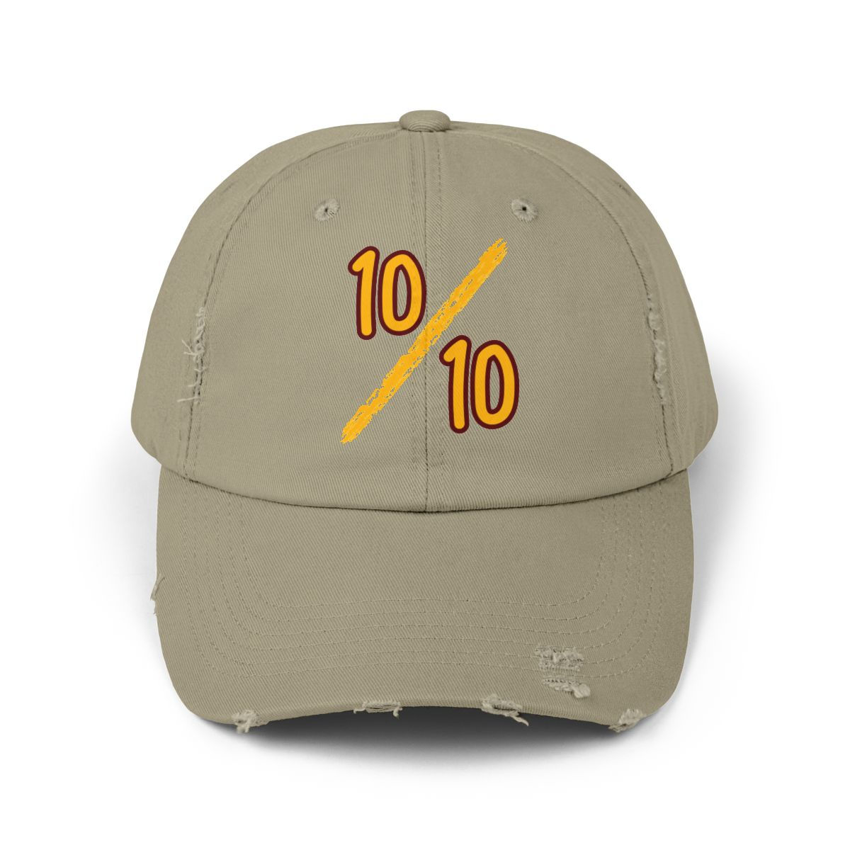 10/10 Unisex Distressed Cap