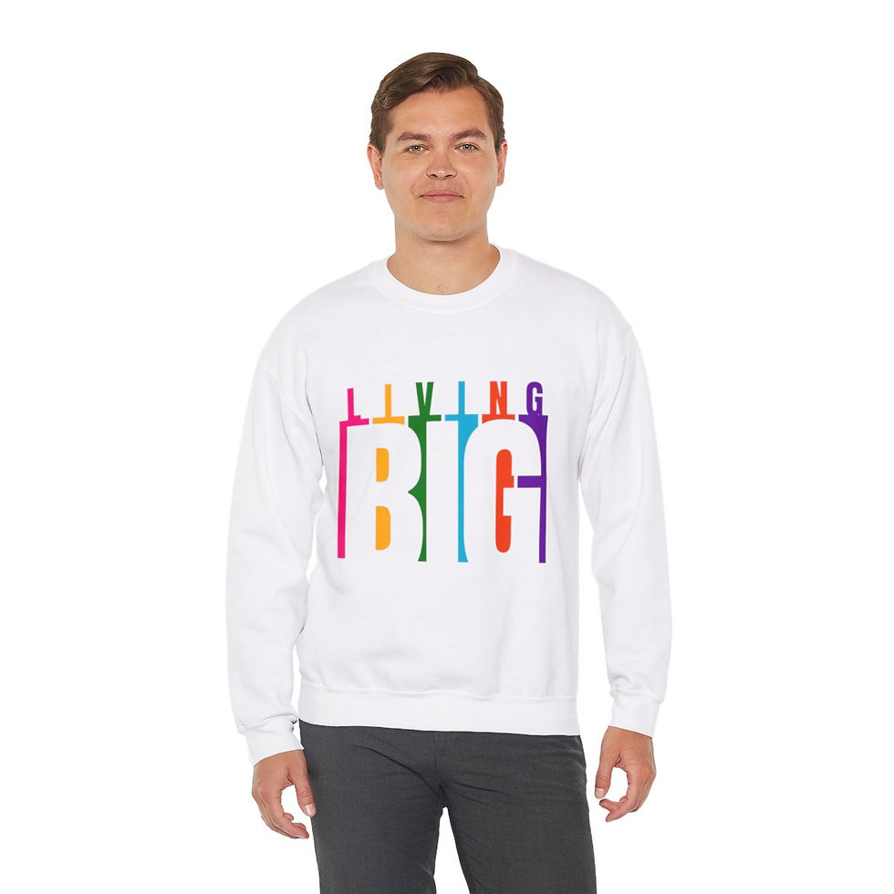 Thumbnail: Living Big Multi Unisex Heavy Blend™ Crewneck Sweatshirt