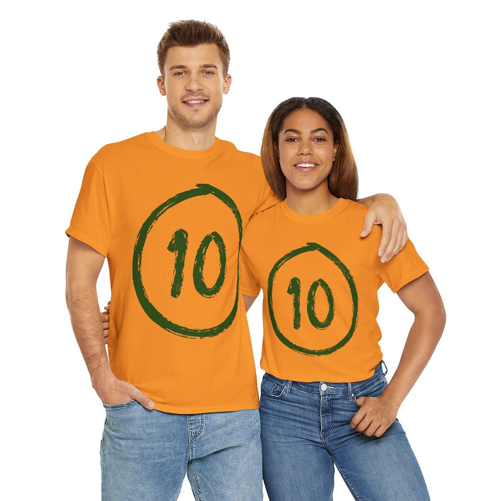 Thumbnail: Chalk 10 G Unisex Heavy Cotton Tee
