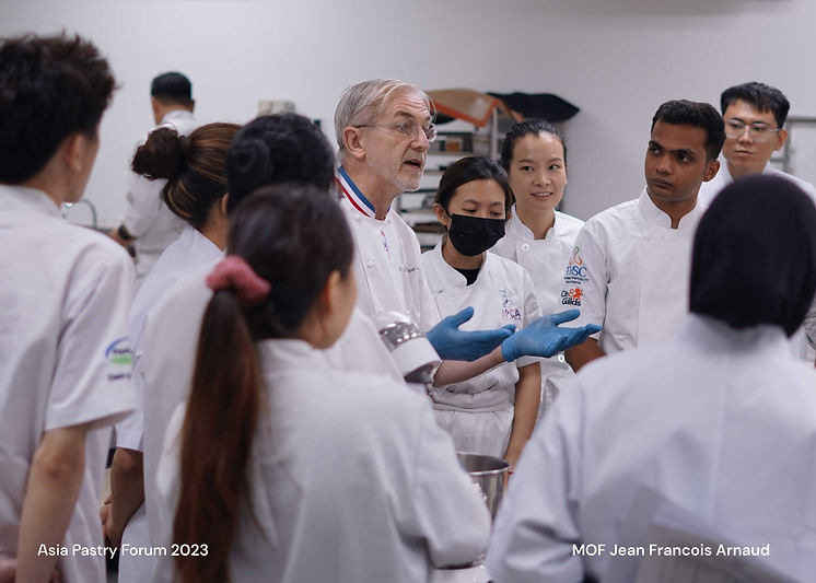 MOF Jean-Francois Arnaud at 2023 Asia Pastry Forum