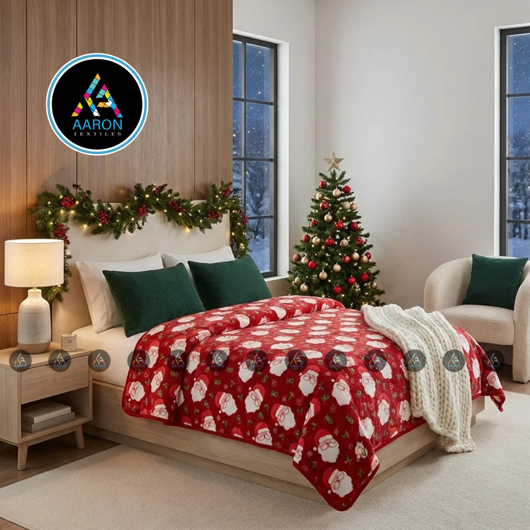 Cobija Navideña Cara Noel 02