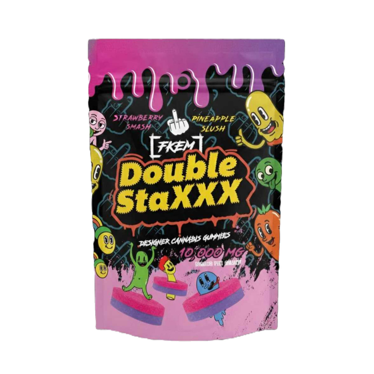 Double StaXXX Designer Cannabis Gummies 10000mg