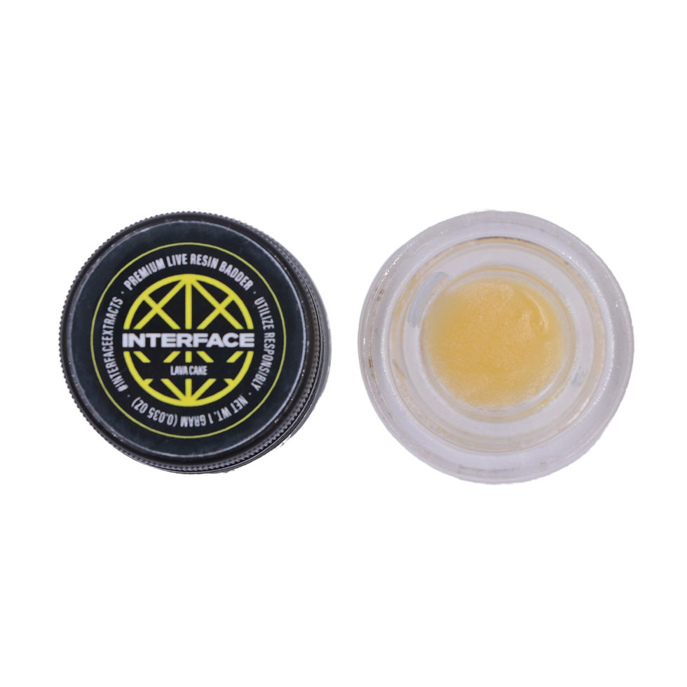 INTERFACE | Premium Live Resin Badder | 1 Gram