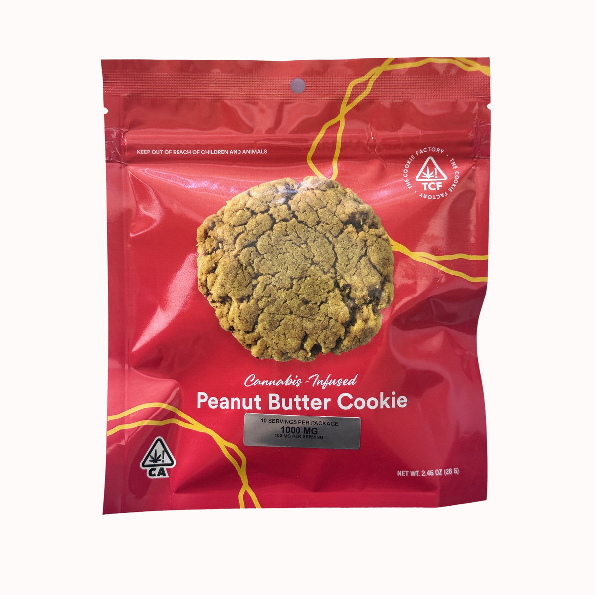 TCF Peanut Butter Cookies 1000mg