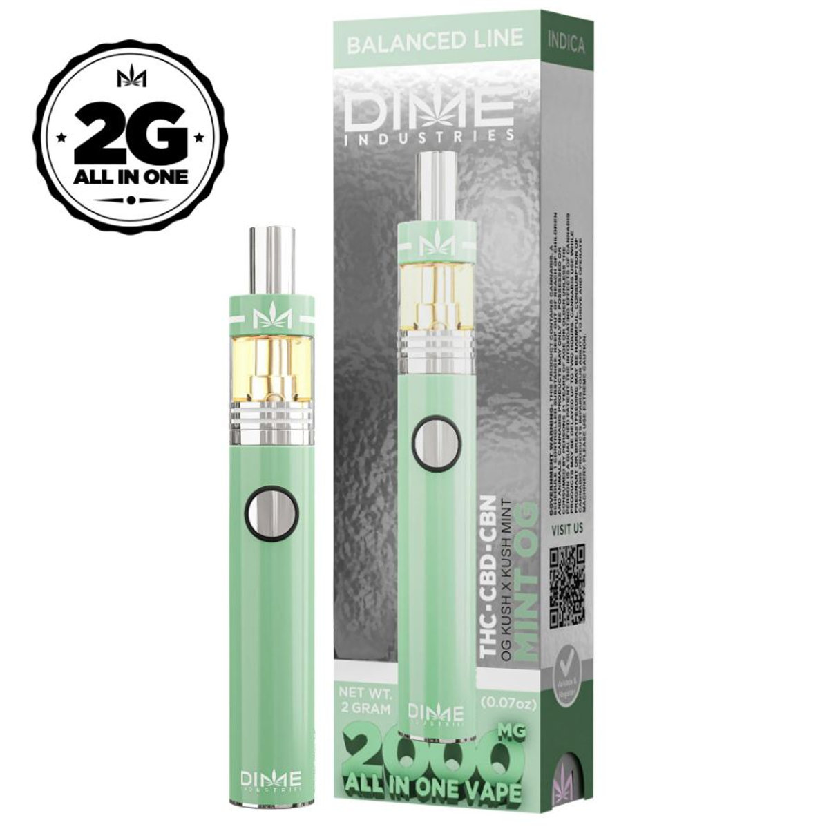Balanced Line All in One Vapor Pen — 2 Gram