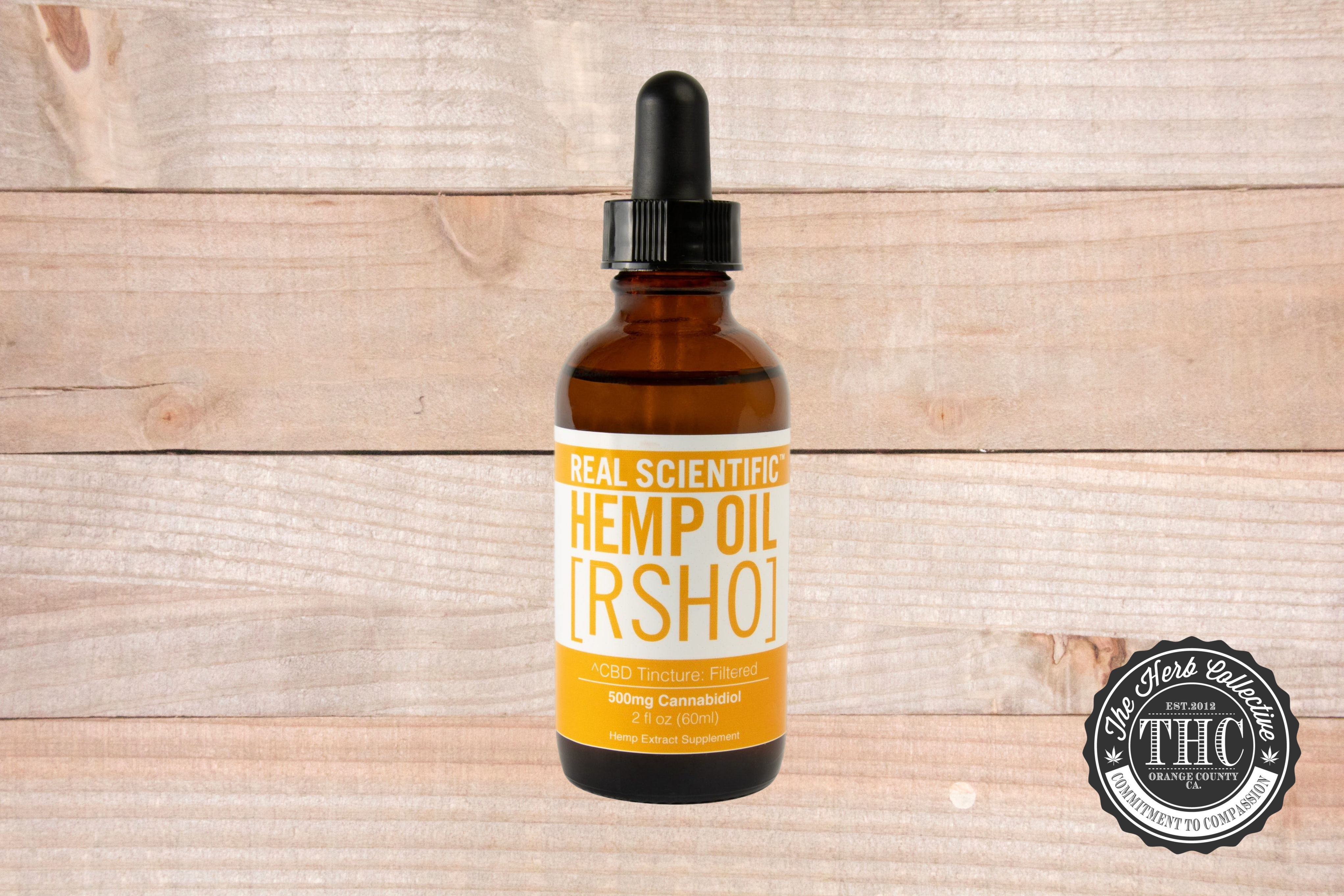 RSHO | Real Scientific Hemp Oil | Gold Liquid CBD Tincture 500mg