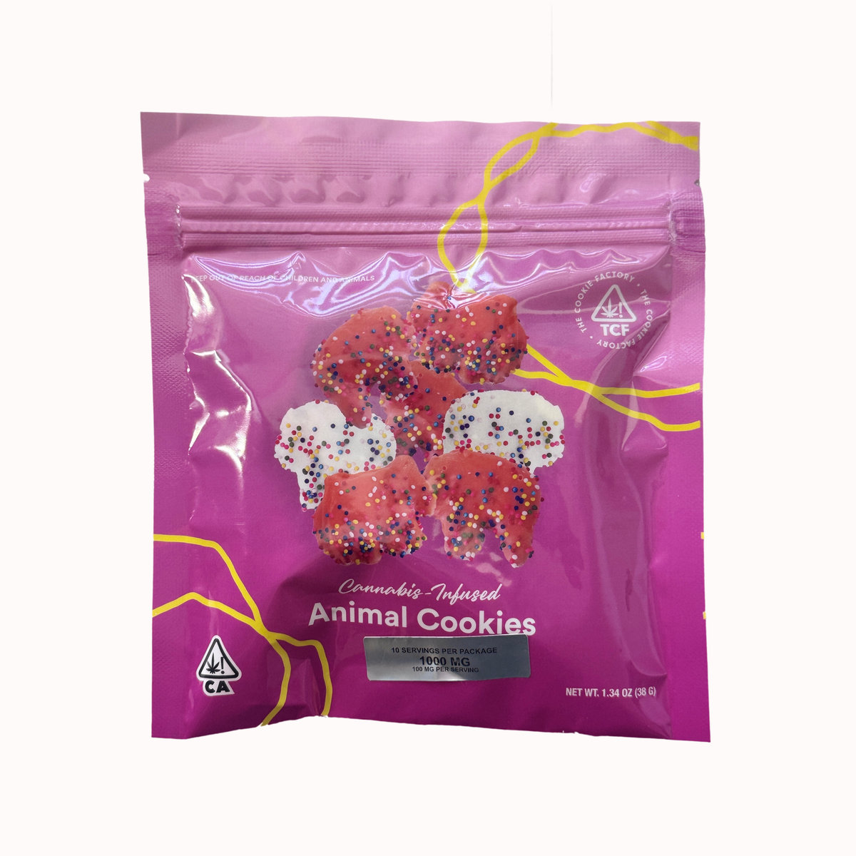TCF Animal Cookies 1000mg