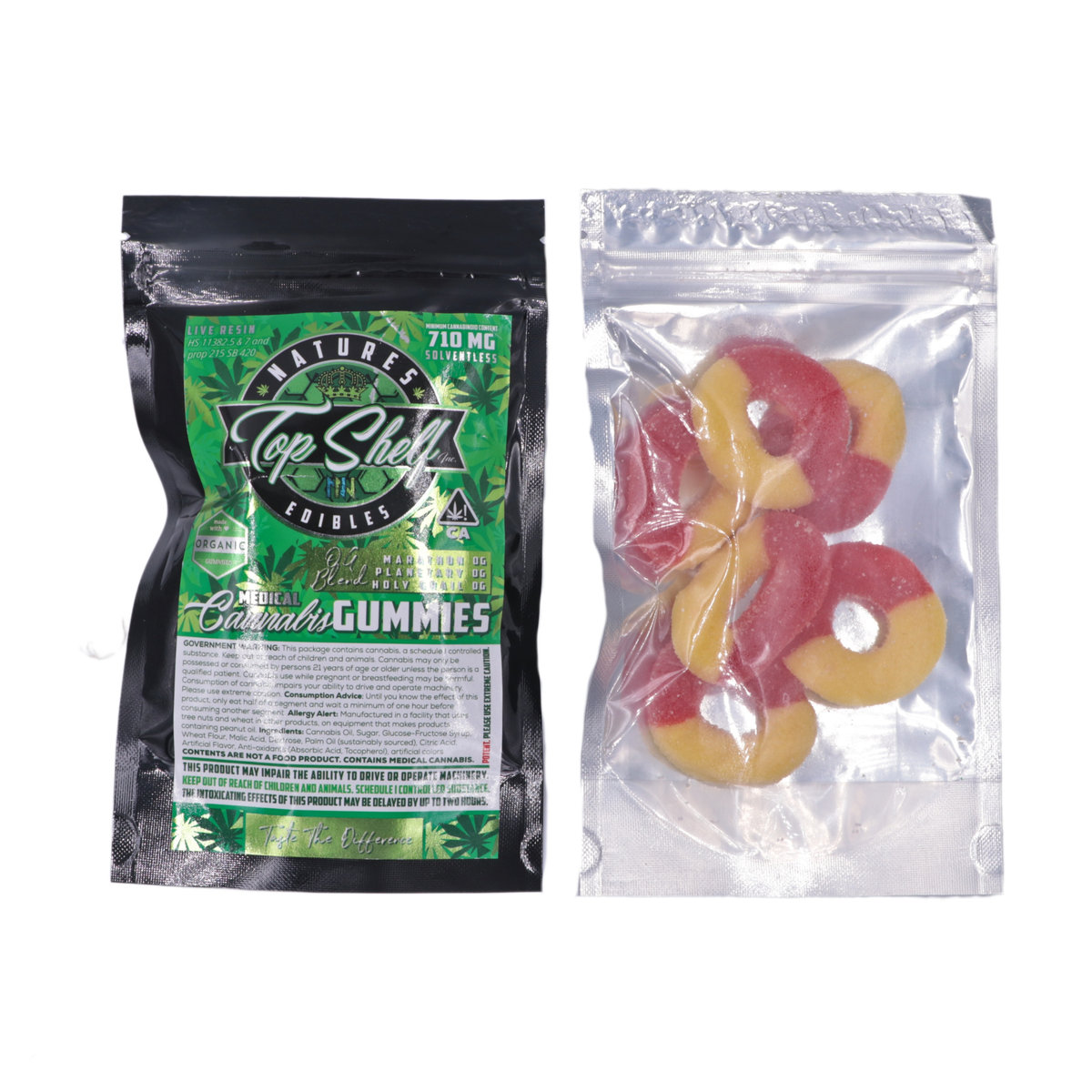 Live Resin Peach Rings — 710mg