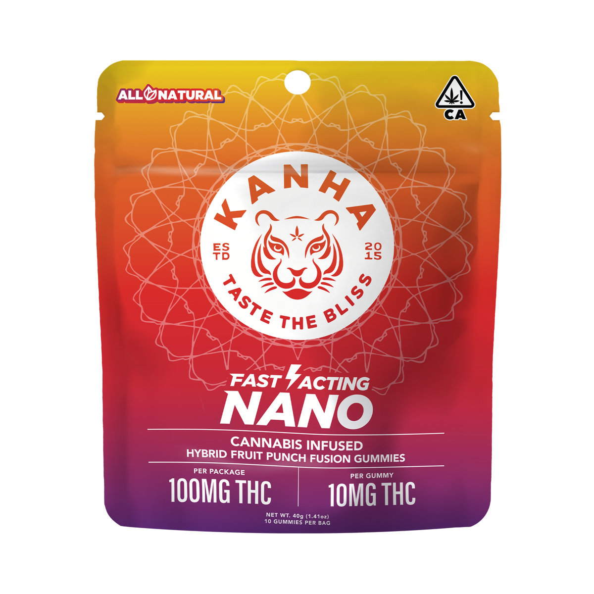 Nano Cannabis Infused Gummies — 100mg