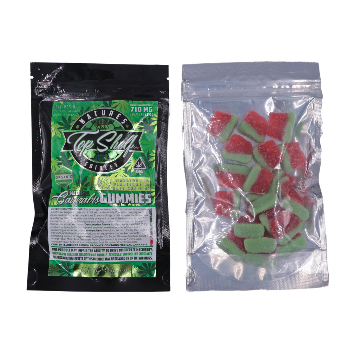 Live Resin Watermelon Wedges — 710mg
