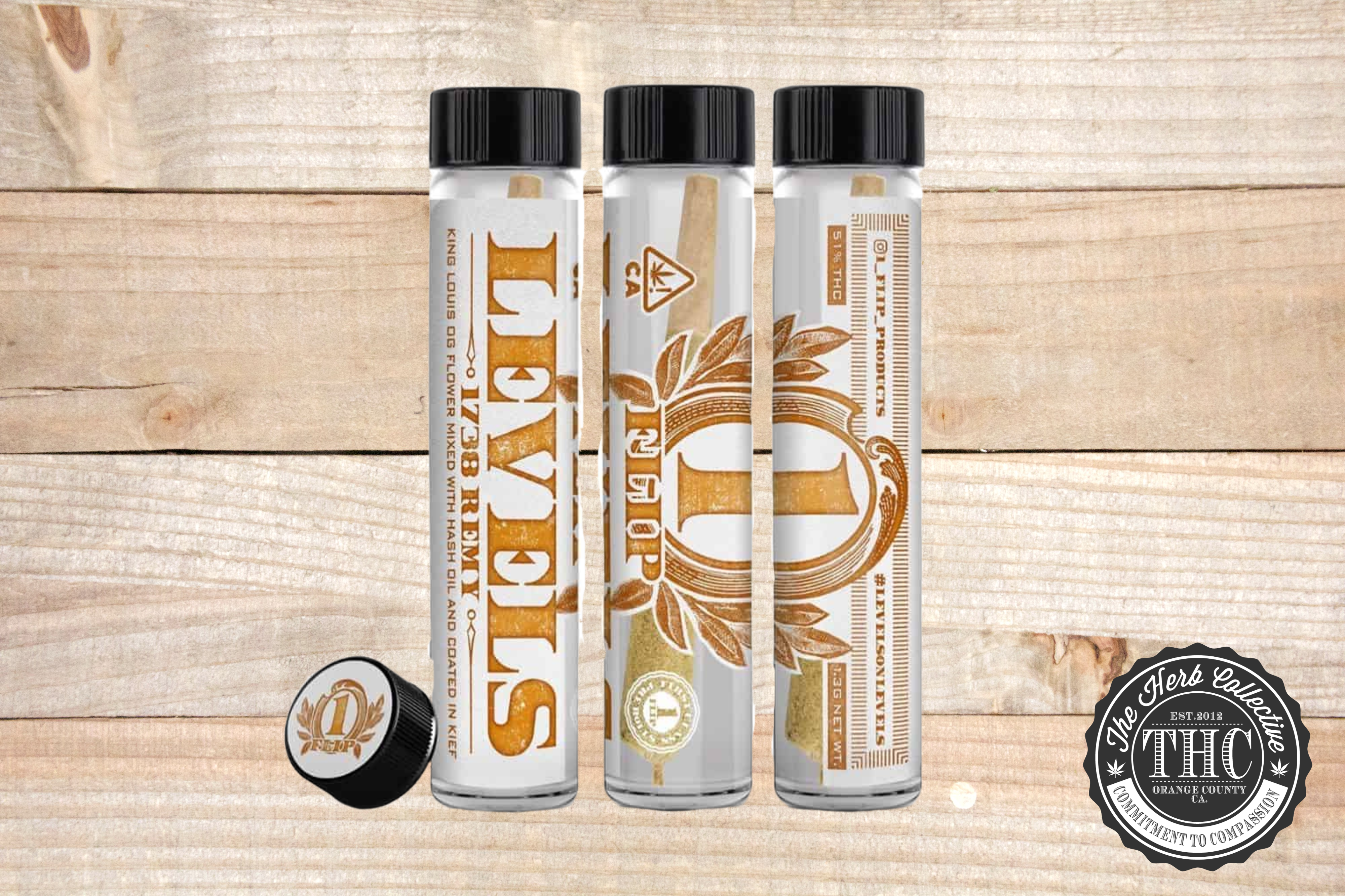Levels Premium Hash-Shatter Infused Cones — 1.5 Gram