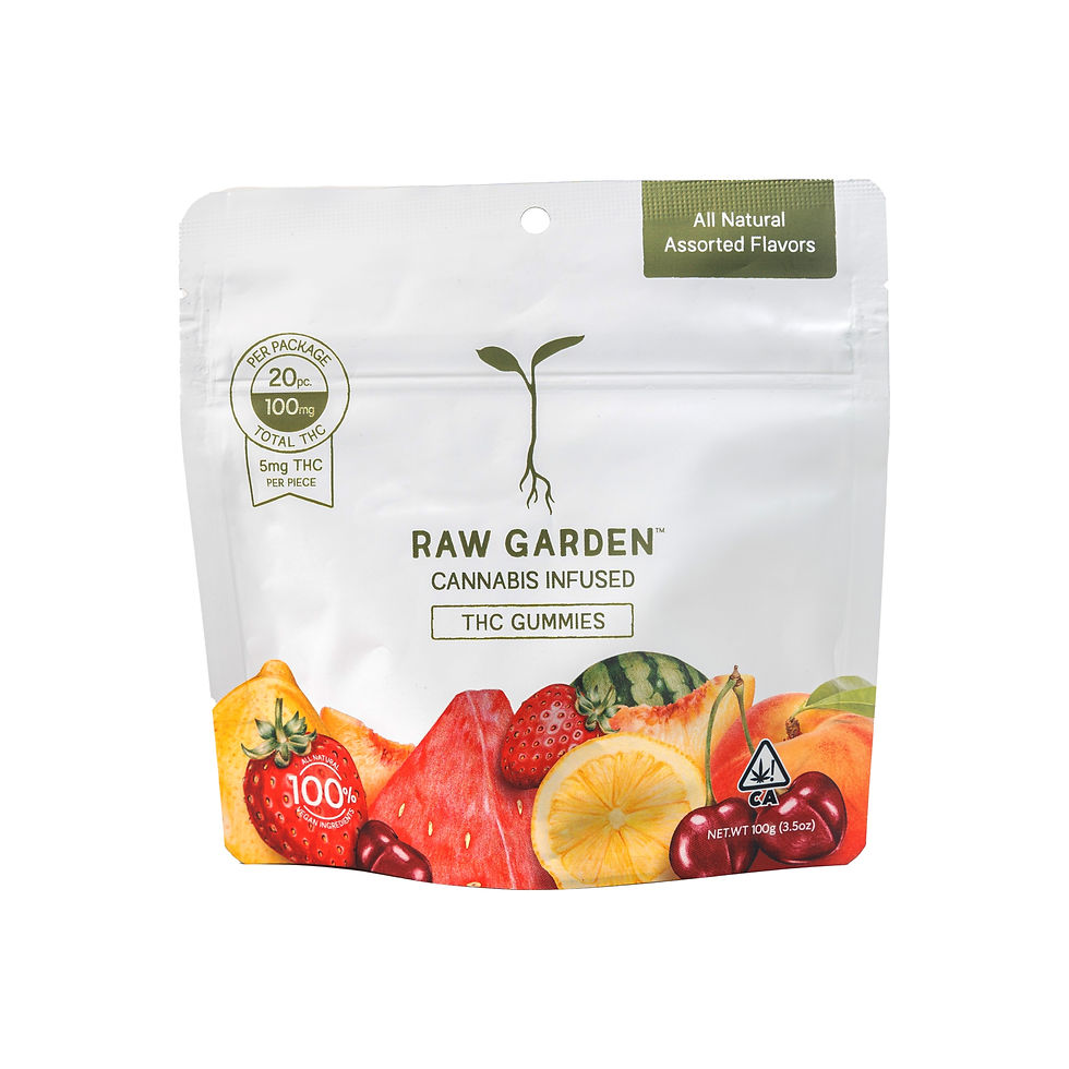 RAW GARDEN | Cannabis Infused THC Gummies 100mg