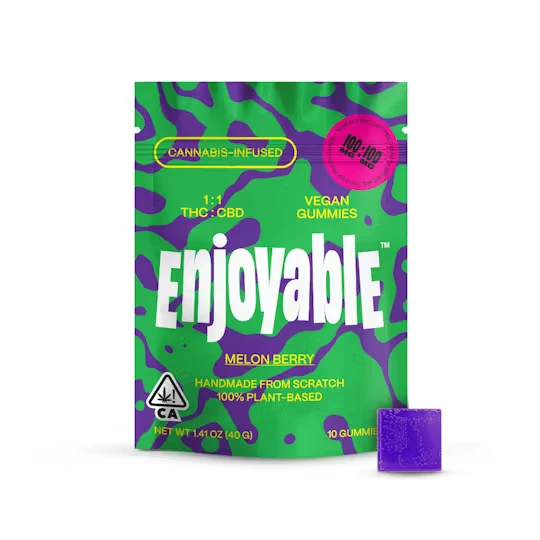 1:1 Cannabis Infused Gummies — 100:100mg view 2