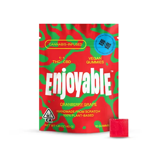 1:1 Cannabis Infused Gummies — 100:100mg
