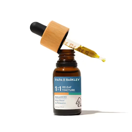 1:1 CBD:THC Releaf Tincture view 2