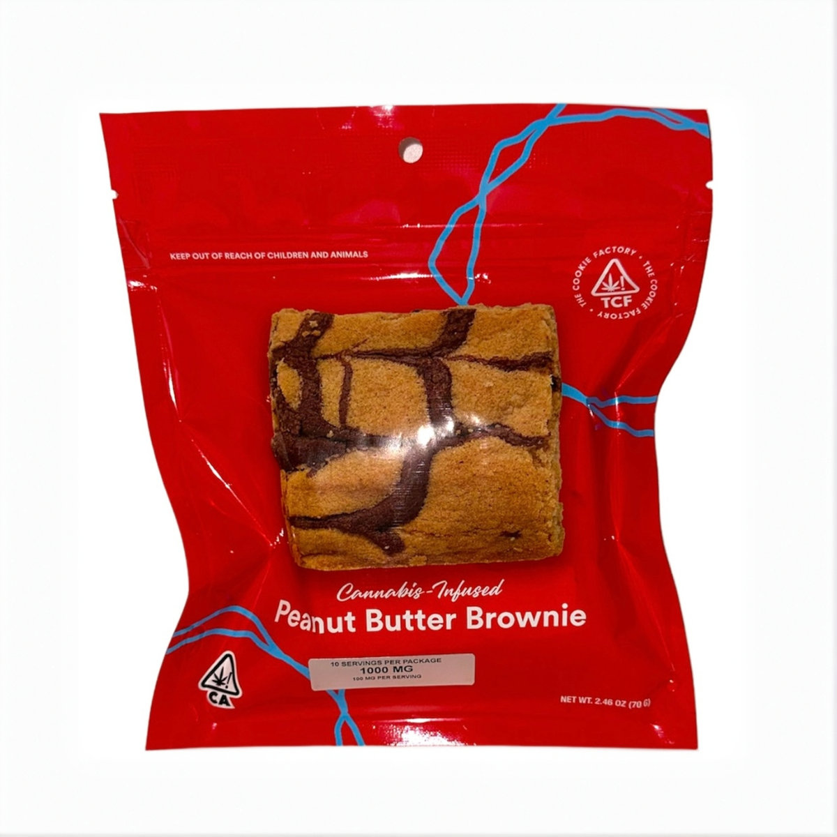 TCF Peanut Butter Brownie 1000mg