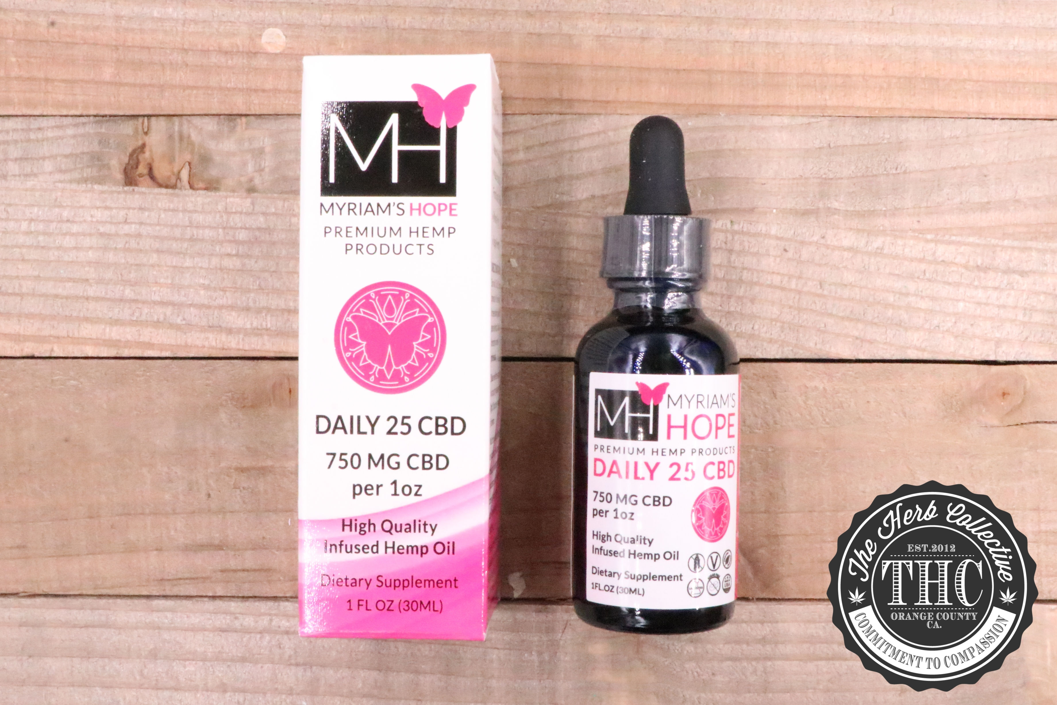 MYRIAM'S HOPE | Daily 25 CBD Oil 750mg