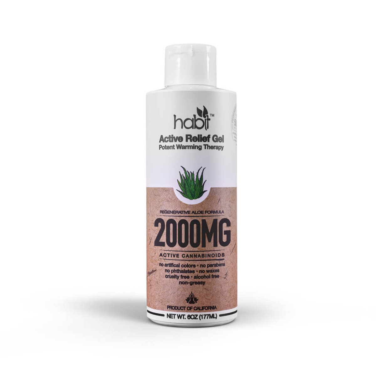 CBD Aloe Gel 500mg - 2000mg view 2
