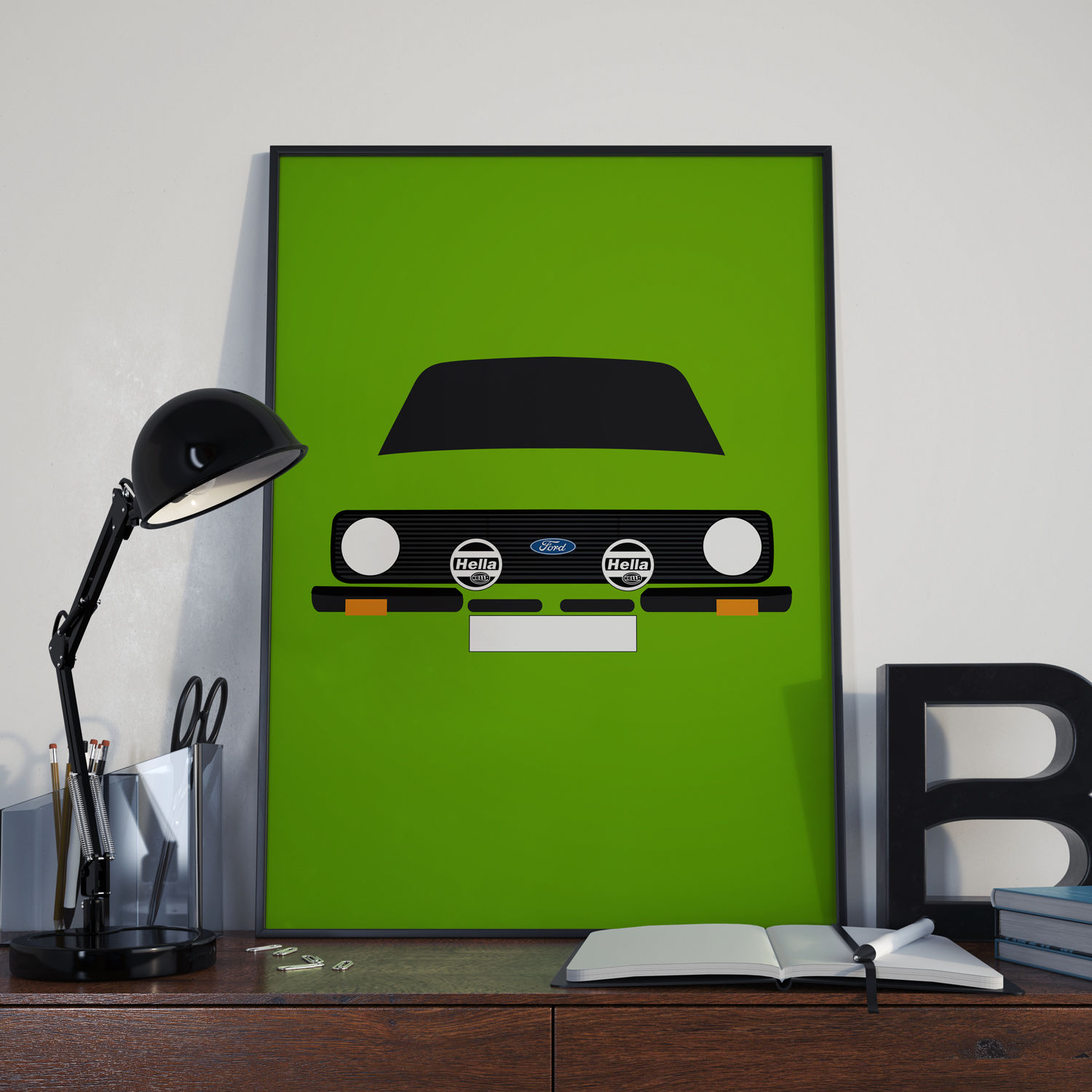Ford Escort MK2 Print