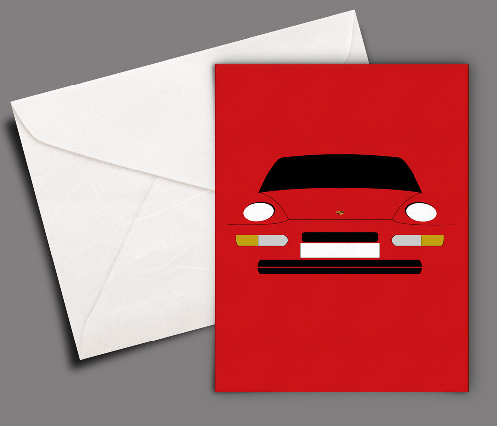 Porsche 968 Greeting Card