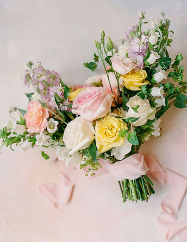 Spring bridal bouquet.