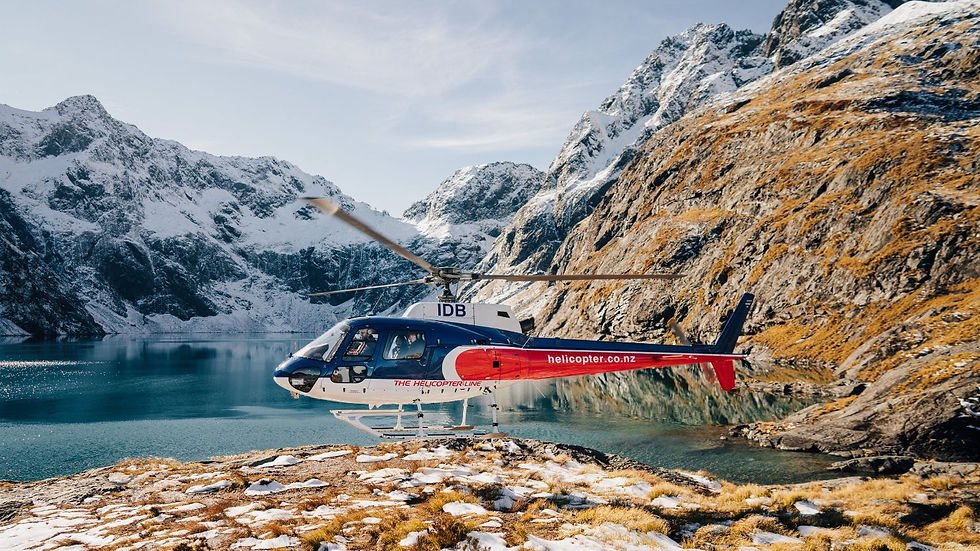 Catching a helicopter ride across Queenstown gives viewers a whole new perspective