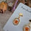 Thumbnail: Orange flower earrings 